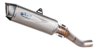 Demi-Ligne racing titane silencieux Force EVO SPARK RSV4 2017-2024,Tuono V4 2017-2025 (GAP0407T)