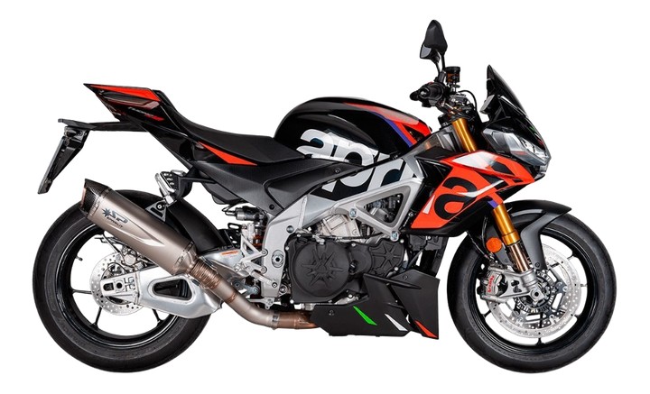 Demi-Ligne racing titane silencieux Force EVO SPARK RSV4 2017-2024,Tuono V4 2017-2025 (GAP0407T)