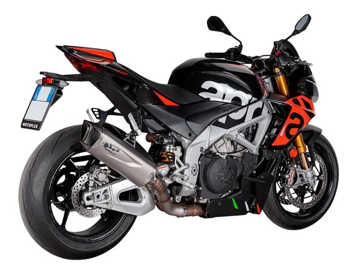 Demi-Ligne racing titane silencieux Force EVO SPARK RSV4 2017-2024,Tuono V4 2017-2025 (GAP0407T)