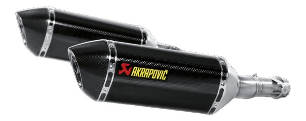 Silencieux AKRAPOVIC homologués carbone Z1000 et Z1000SX 2011-2013 (S-K10SO6-HZC)