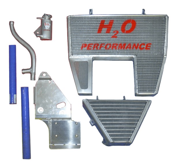 Radiateur huile majoré H2O pour Ducati Hypermotard 1100 2007-2011