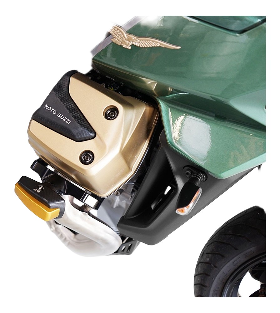 Kit de protection culasse et collecteur MOTO GUZZI V100 Mandello et STELVIO 2024 (PTMG01)