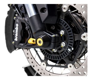 Protection axe de roue avant MOTO GUZZI STELVIO 2024 (PFAN09)