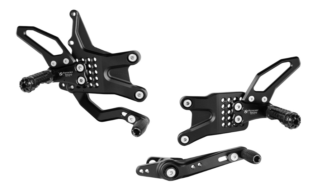 COMMANDES RECULÉES BONAMICI HONDA CBR600RR 2024 (HO18)