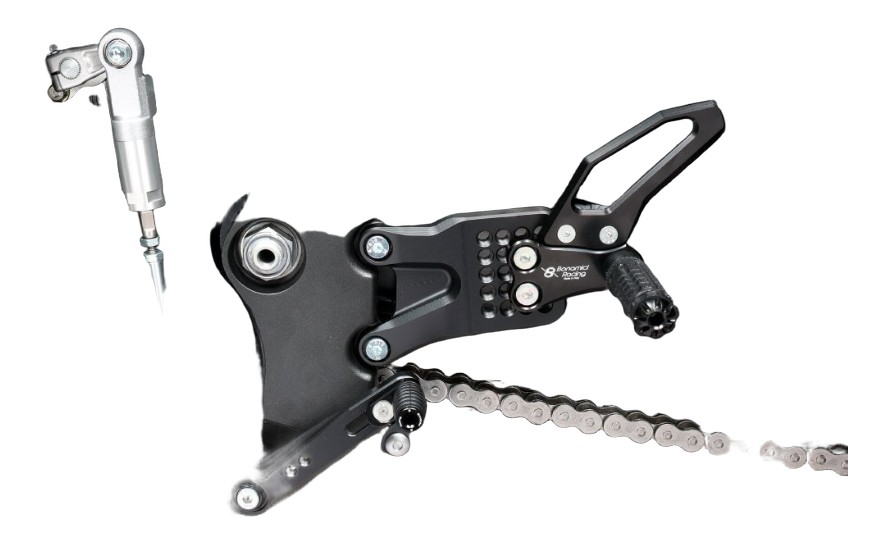 COMMANDES RECULÉES BONAMICI HONDA CBR600RR 2024 (HO18)