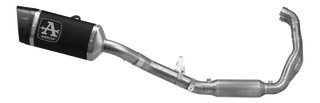 Ligne complète racing ARROW silencieux Pista titane DARK Aprilia RS 457 (71068PTN)