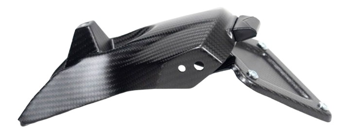 Support de plaque en carbone Ilmberger pour RSV4 et Tuono V4 2021›2024