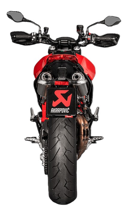 PAIRE DE SILENCIEUX EN TITANE AKRAPOVIC DUCATI HYPERMOTARD 950 / SP 2019-2024 (S-D9SO15-HCBT)
