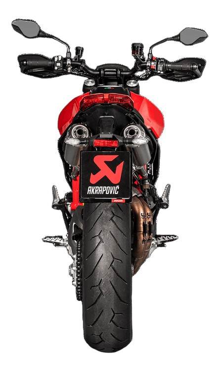 PAIRE DE SILENCIEUX EN TITANE AKRAPOVIC DUCATI HYPERMOTARD 950 / SP 2019-2024 (S-D9SO15-HCBT)