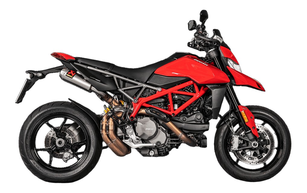 PAIRE DE SILENCIEUX EN TITANE AKRAPOVIC DUCATI HYPERMOTARD 950 / SP 2019-2024 (S-D9SO15-HCBT)