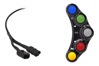 COMMODO GAUCHE JETPRIME VERSION ROUTE BMW S1000RR 09-14 (PLS028)