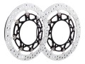 Paire de disques Brembo T-Drive 320mm pour R1 2015-2024, R6 2017-2024 (208A98548)