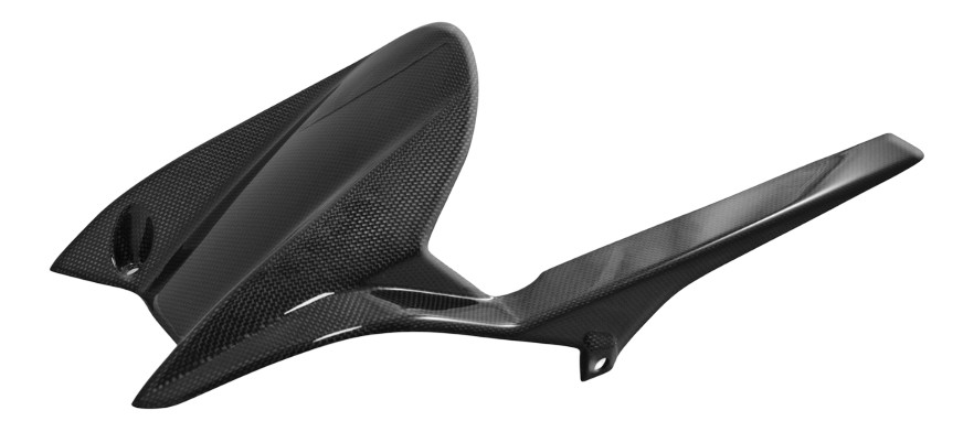 GARDE BOUE ARRIERE CARBONE POUR TRIUMPH 765 (CRB89L)