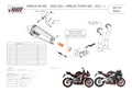 Ligne complète basse MIVV DELTA RACE INOX APRILIA RS 660 / TUONO 660 (A.014.LDRX)