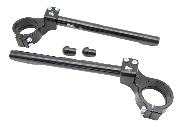 Demi guidon ⌀51 réhaussé +25mm SPIDER pour Aprilia RS 660 2020-2025, RS 457 2024-2025