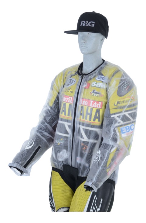 Veste imperméable R&G RACING Racing transparente