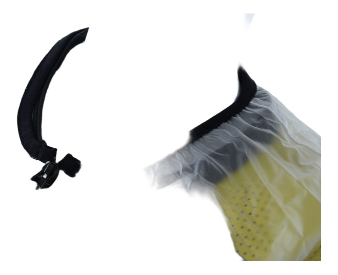 Veste imperméable R&G RACING Racing transparente