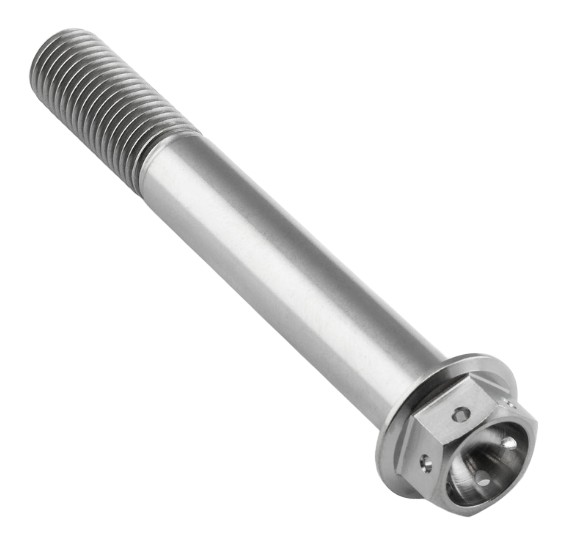 Vis à tête héxagonale titane M10x75 mm