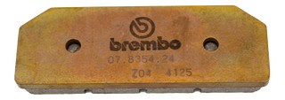 Plaquette Brembo Z04 pour étrier XB9L2A0, XB9L2A1, Moto2 XA8D1E0/1 (07835424)