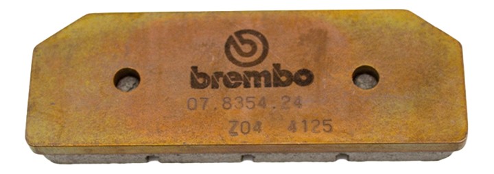 Plaquette Brembo Z04 pour étrier XB9L2A0, XB9L2A1, Moto2 XA8D1E0/1 (07835424)