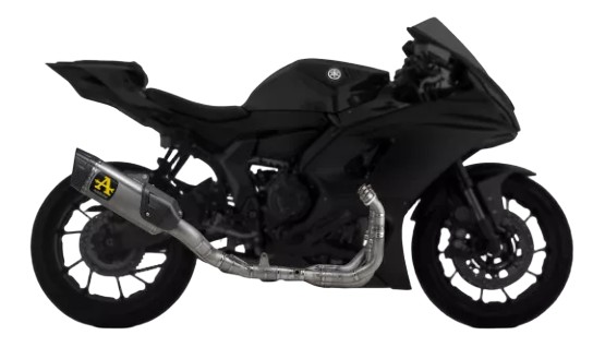 Ligne complète ARROW COMPETITION, full titane, silencieux Pista Yamaha YZF R9 2025 (71241PTZ)