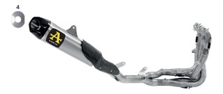 Ligne complète COMPETITION titane ARROW CBR1000RR-R 2020-2024 (71212CKZ)