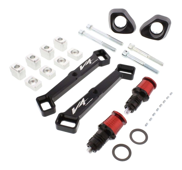 Tampon de protection de cadre Evotech APRILIA TUONO V4 2015-2026 (STDA-007)