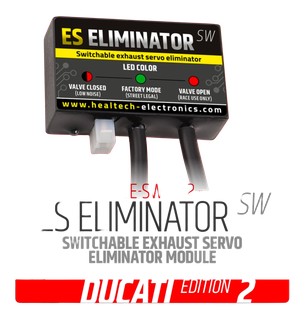 Eliminateur / contrôleur de moteur de valve d'échappement HEALTECH ESE-SW pour DUCATI