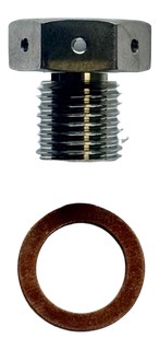 VIS BOUCHON DE SONDE LAMBDA EN TITANE Ø 12X125