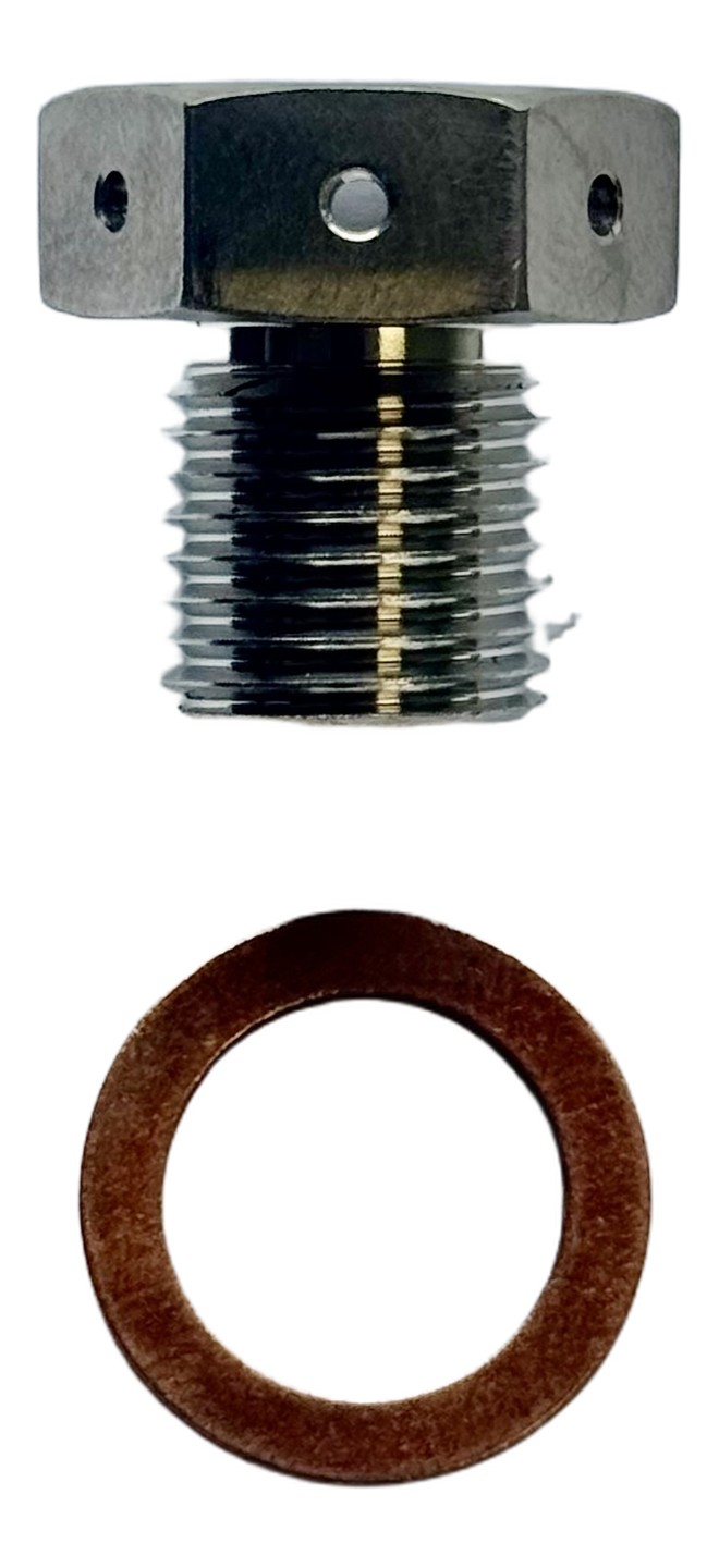 VIS BOUCHON DE SONDE LAMBDA EN TITANE Ø 12X125