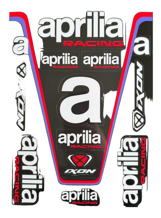 Planche stickers Aprilia 2025