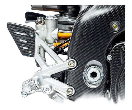 PROTECTION SILENCIEUX EN CARBONE MAT ILMBERGER APRILIA RSV4 21-25