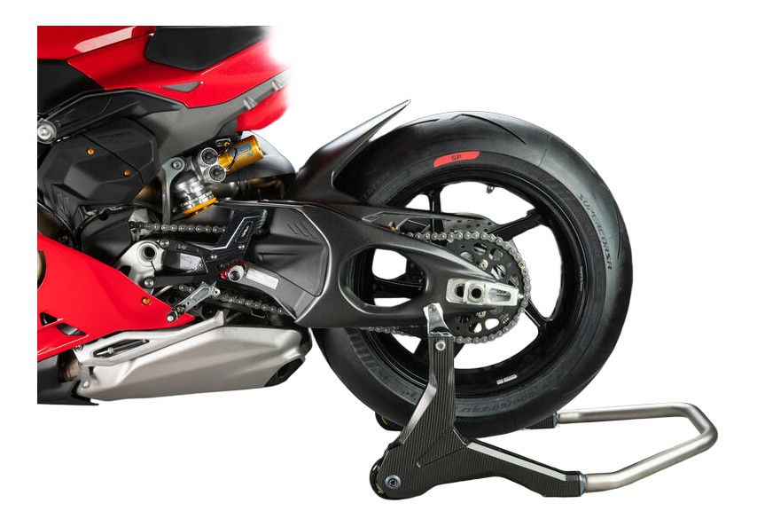 Protection de bras oscillant LIGHTECH carbone mat pour PANIGALE V4 / V4S  2025