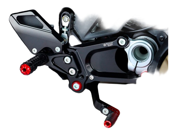 Commandes reculées Bonamici Racing Panigale V4/S 2025-2026, V4R 2026 (D001)
