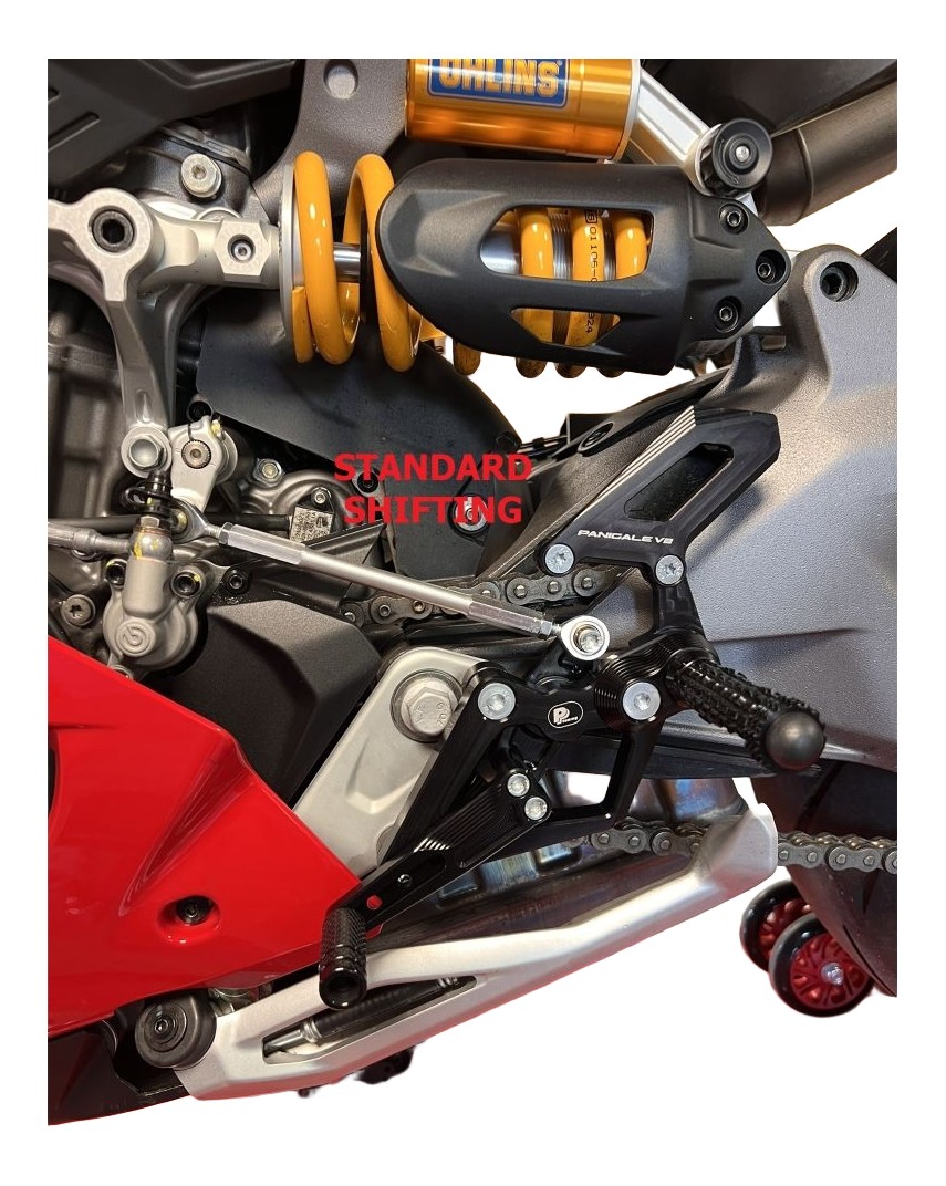 Commandes reculées PP Tuning Ducati Panigale V2 2025