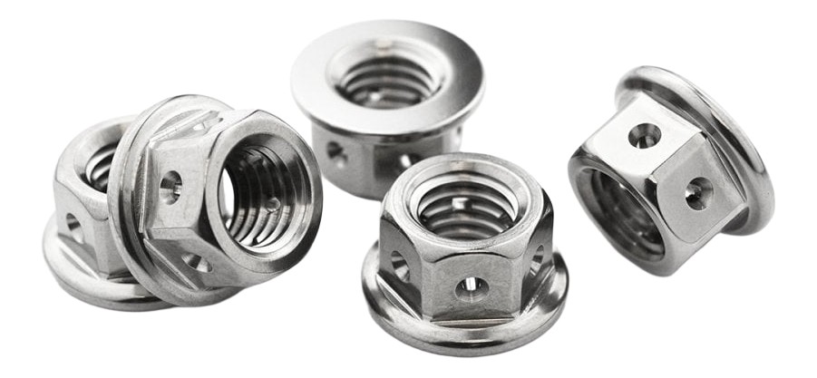 Kit de 5 écrous de couronne en titane pour Aprilia RSV4