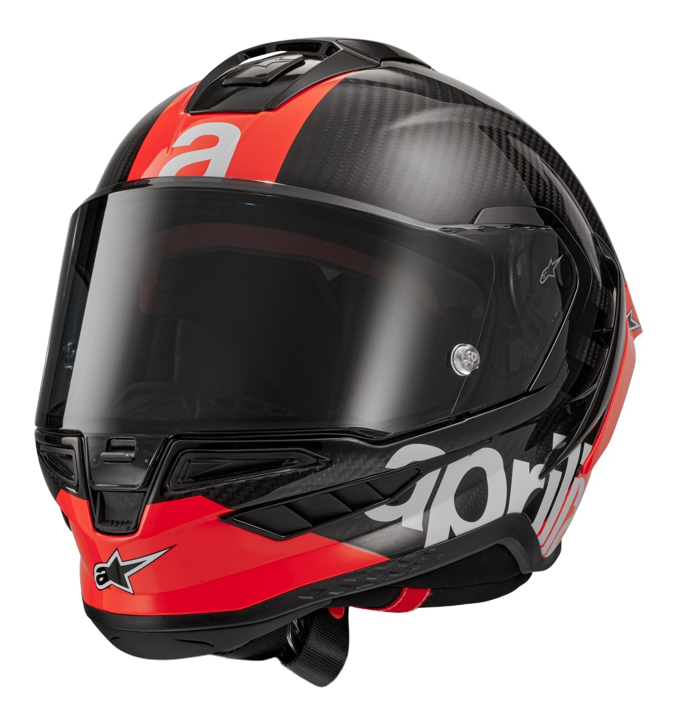 CASQUE ALPINESTARS APRILIA THROTTLE CARBONE