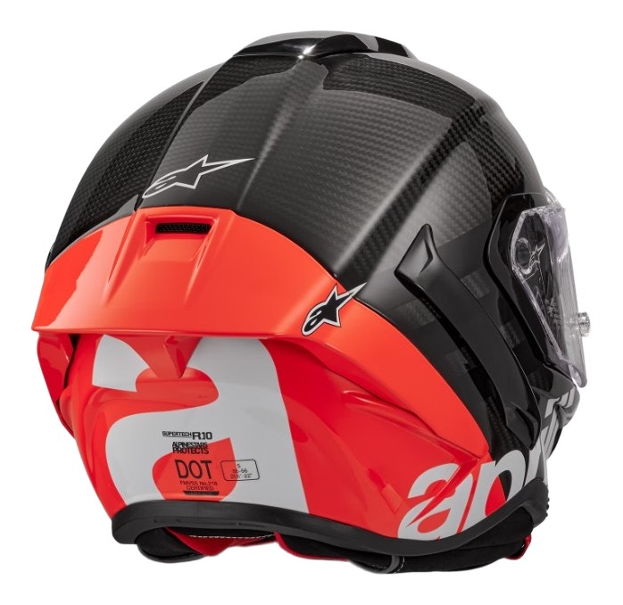 CASQUE ALPINESTARS APRILIA THROTTLE CARBONE