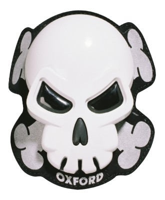 Sliders de genou OXFORD Skull blanc