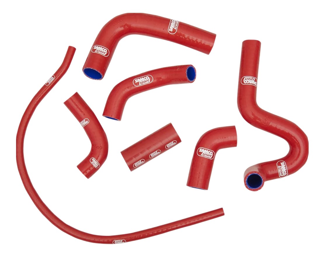 Durites de radiateur silicone SAMCO pour Ducati 749 2004-2007, 999 2005-2006 (DUC-8-RD)