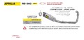 Ligne complète Competition "Sport-Bike" ARROW  Full Titane Aprilia RS660 2025-2026 (71255PTZ)