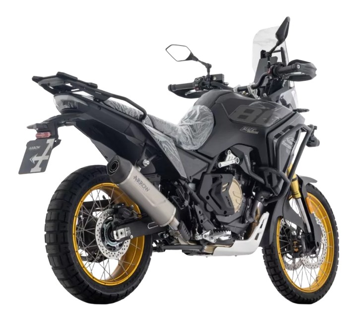 Silencieux ARROW INDY RACE EVO Titane embout carbone Voge DS800X Rally 2025 (72693PK)