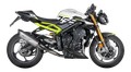 Ligne 3/4 inox/titane silencieux FORCE EVO Street Triple 765R/S/RS, Daytona Moto2 765 2017-2024 SPARK (GTR0510T)