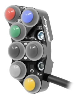 Commodo de guidon droit avec trous alignés pour Yamaha Tenerè 700 2019-2022 (PLDE002)