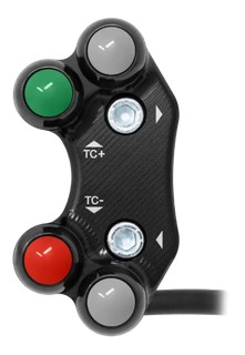 Commodo de guidon Racing gauche pour Aprilia RS 457 (PLSR046)