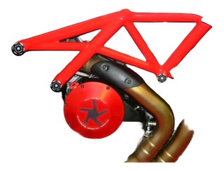 COUVERCLE D'EMBRAYAGE ROUGE DIAVEL 1200 (2011 à 2018)