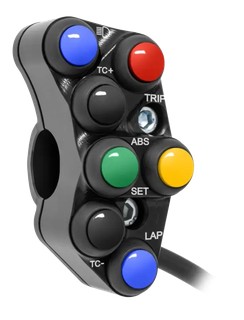 Commodo racing gauche 7 boutons JETPRIME S1000RR 2015-2018