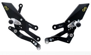 Commandes reculées réglables LIGHTECH repliables - sélection standard YAMAHA R7 (FTRYA018W)