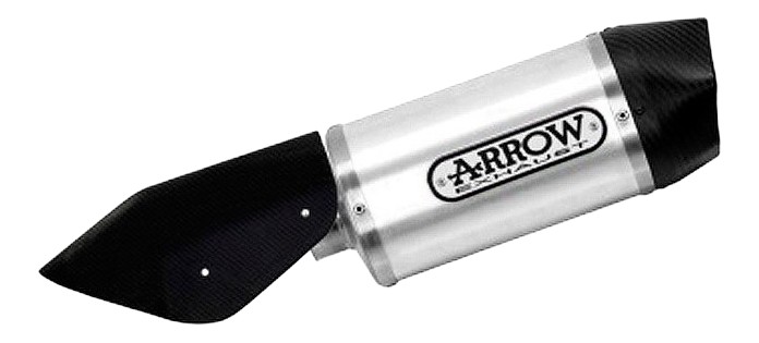 Silencieux INDY RACE ARROW embout carbone Multistrada 1200/S DVT 2015-2018, Multistrada 1260/S 2018-2020