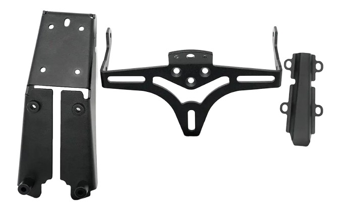 Support de plaque d'immatriculation R&G Racing Panigale V2/S 2025, Panigale V4/S 2025, Streetfighter V4/S 2025 (LP0388BK)